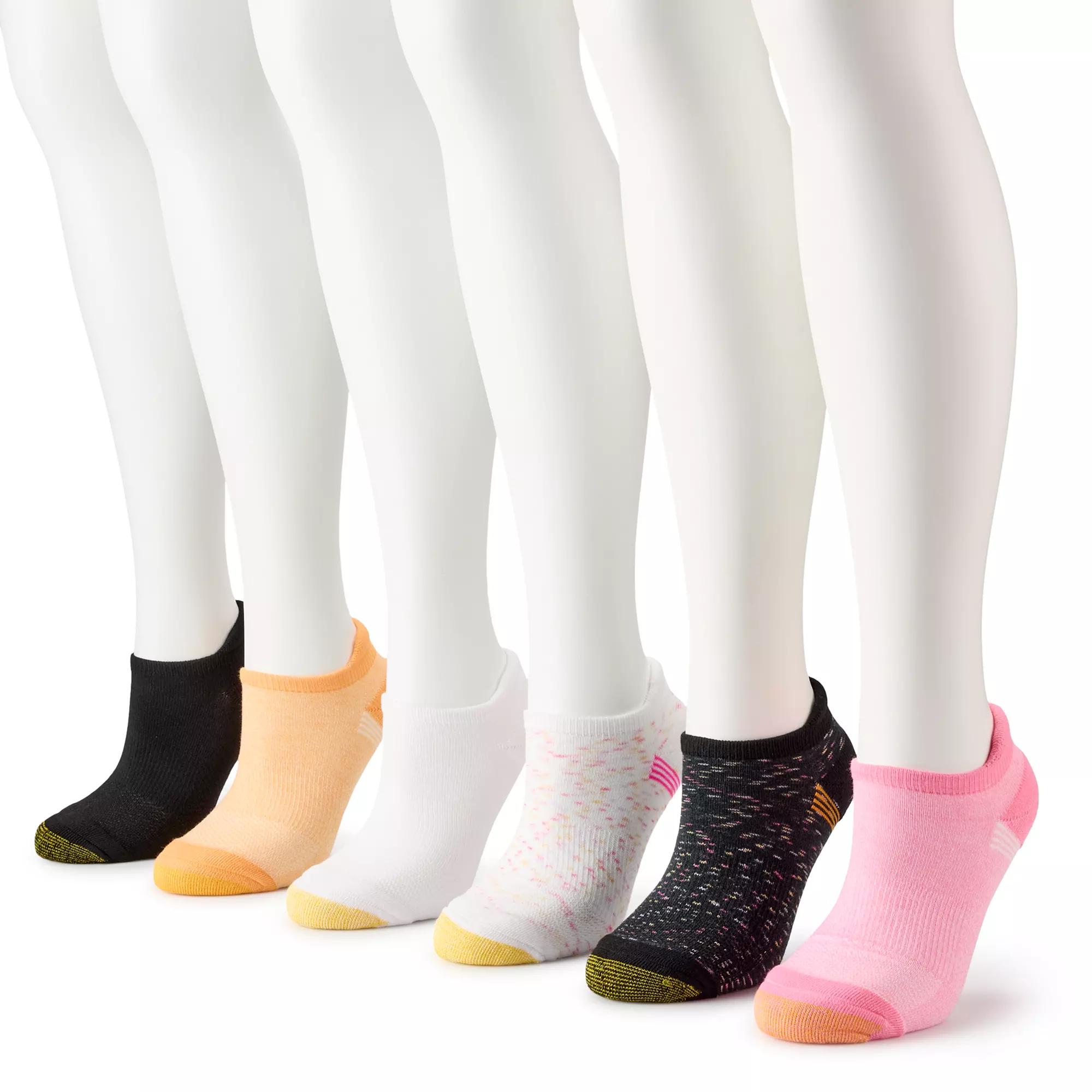 Women's GOLDTOE® 6-Pack Vacay Cushion Tab No-Show Socks,  Product Image