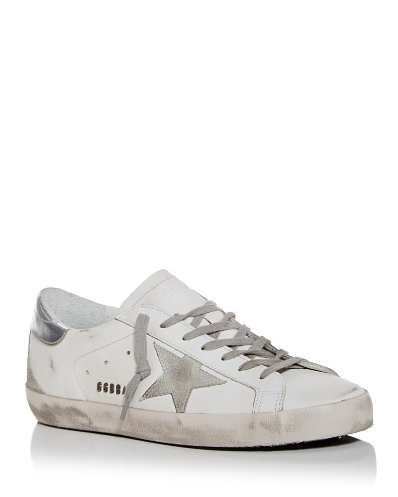 Men's Super-Star Leather Low-Top Sneakers Product Image