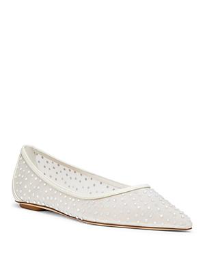 Womens Emilia Mesh & Leather Flats Product Image