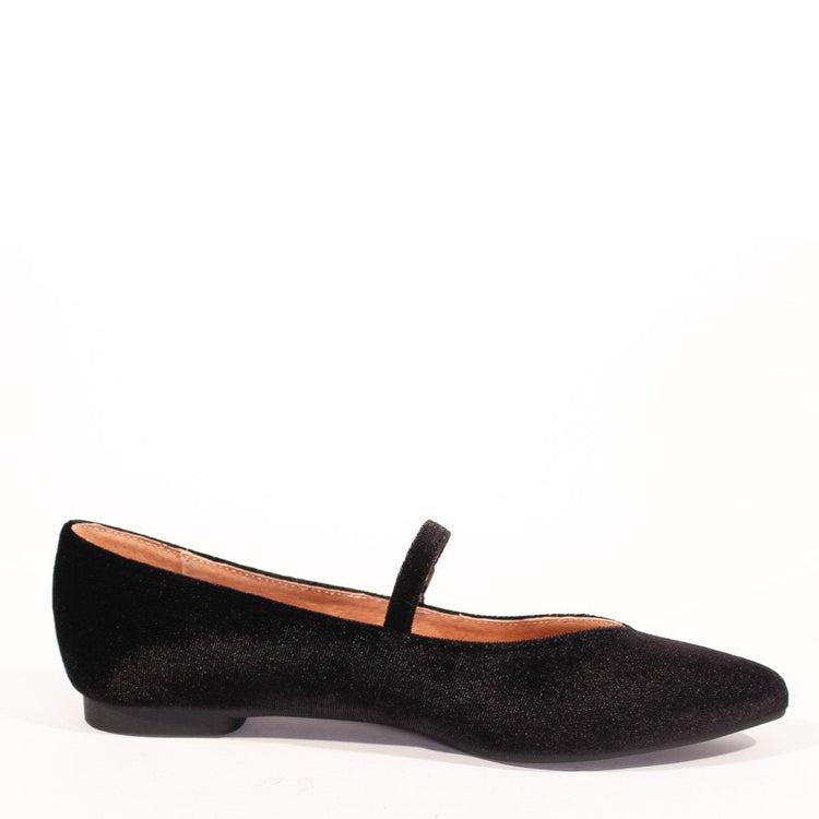 Prime Velvet Mary Jane Flats Product Image
