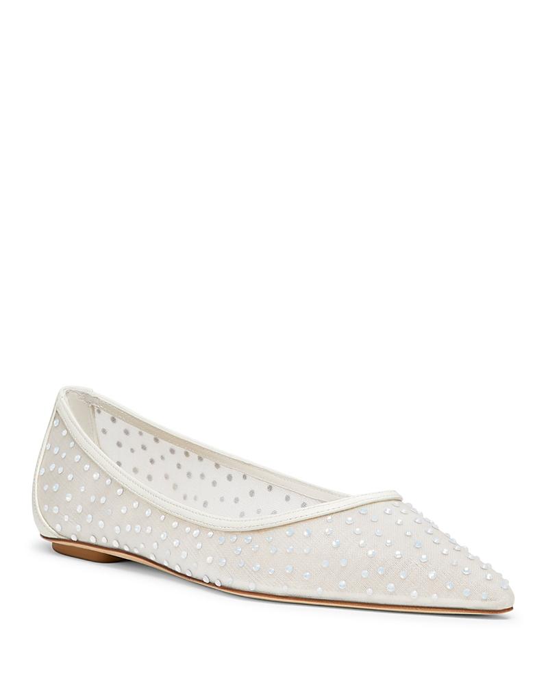 Womens Emilia Mesh & Leather Flats Product Image