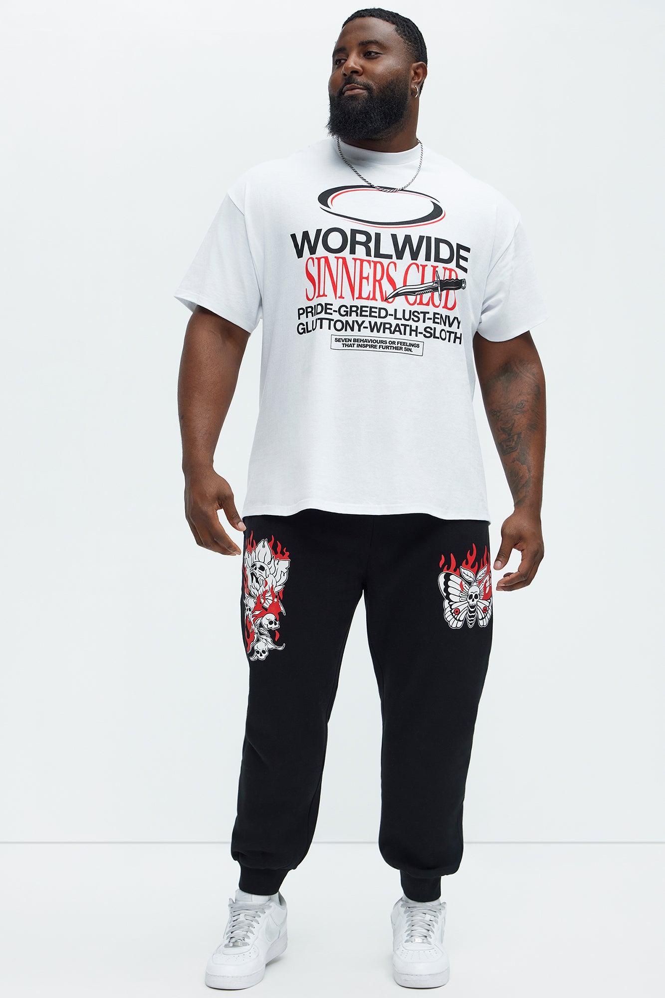 Worldwide Sinners Club Short Sleeve Tee - White Product Image