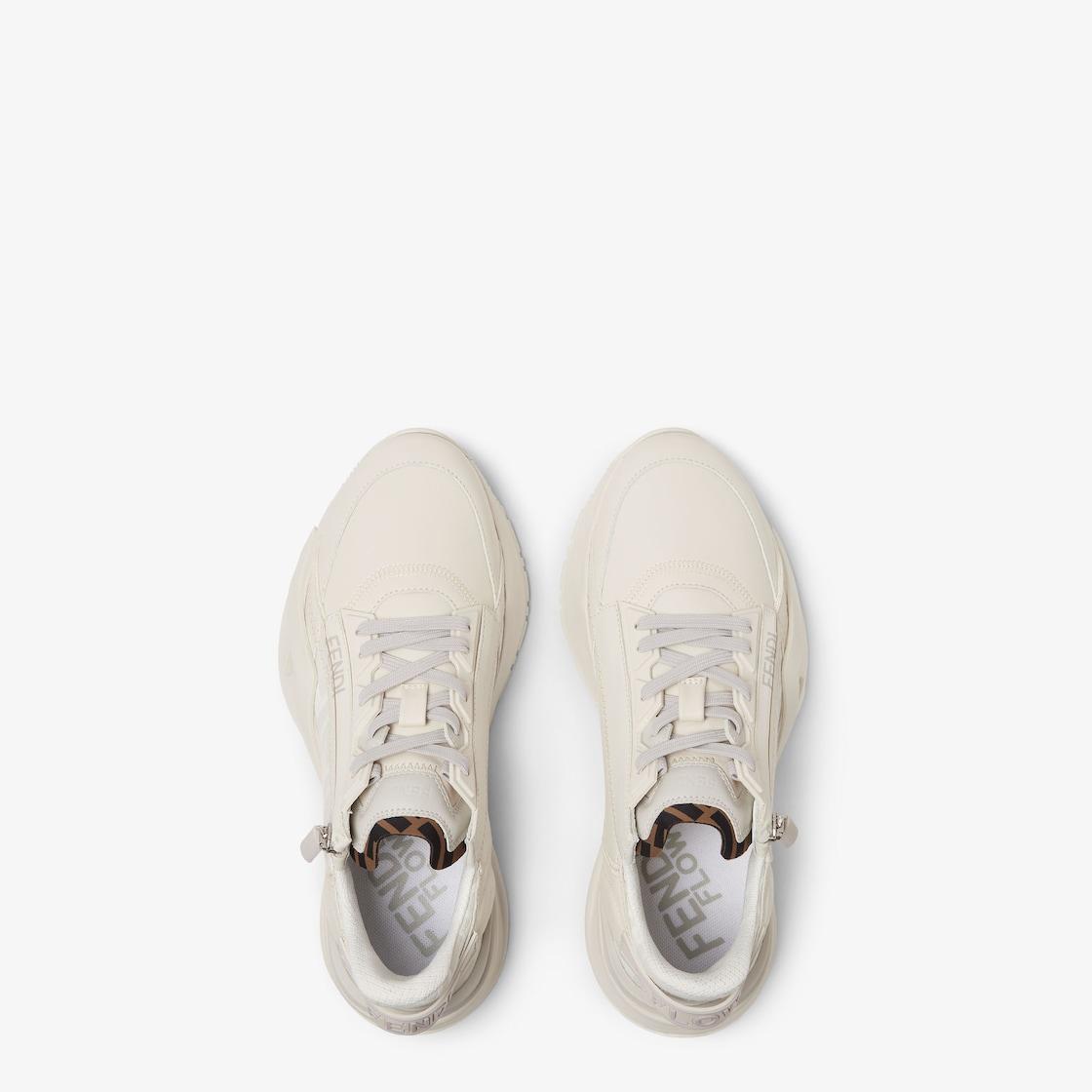 Fendi Flow SneakersWhite leather low-tops Product Image