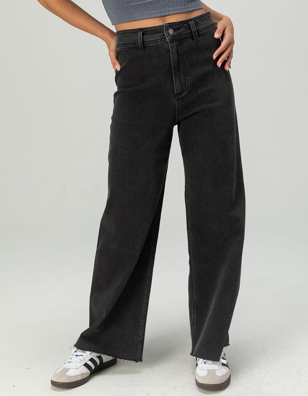 RIP CURL Holiday Denim Wide Leg Womens Jeans - BLACK DENIM Product Image