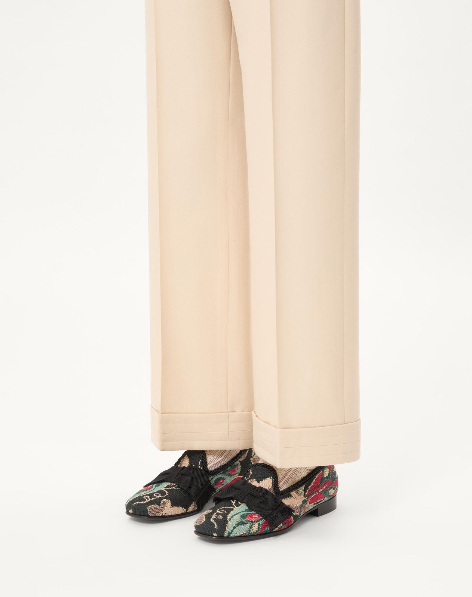 Bowow Loafer In Jacquard Fabric Product Image