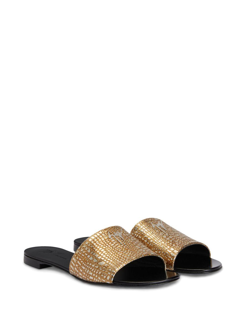 Shirley leather sandals Product Image