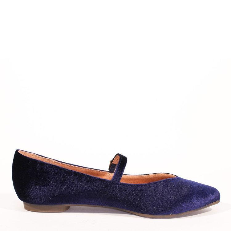 Prime Velvet Mary Jane Flats Product Image