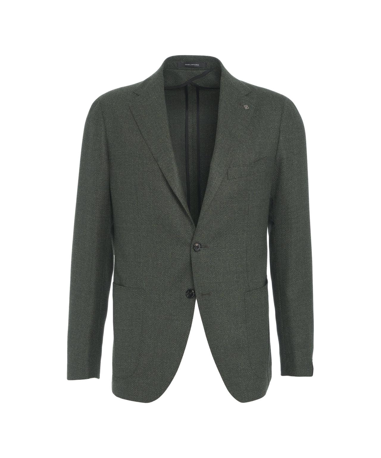 Virgin wool single-breasted blazer Product Image