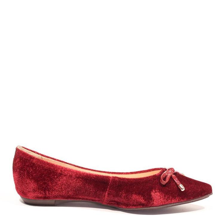 Modena Velvet Ballet Flats Product Image