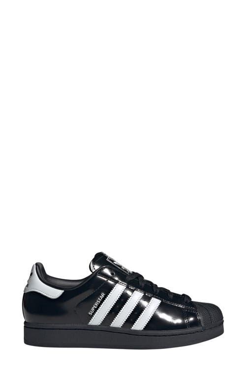 adidas Superstar II Sneaker in Black/Black/White at Nordstrom, Size 10.5 Women's Product Image