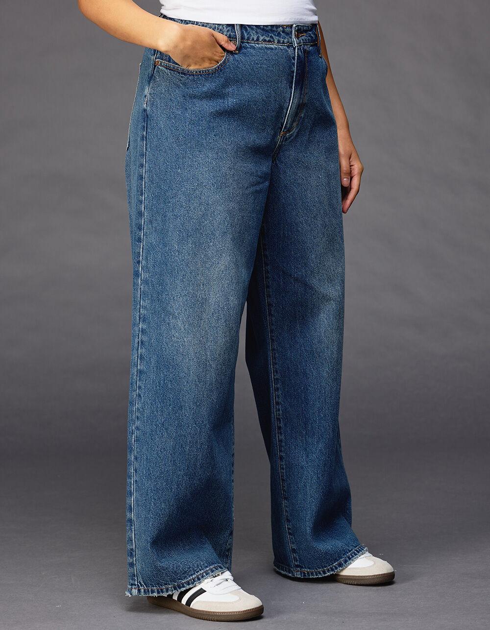 RSQ Womens High Rise Baggy Jeans - LIGHT VINTAGE Product Image