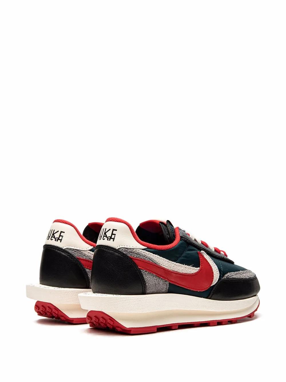 x Undercover x sacai x LDWaffle "Midnight Spruce University Red" sneakers Product Image