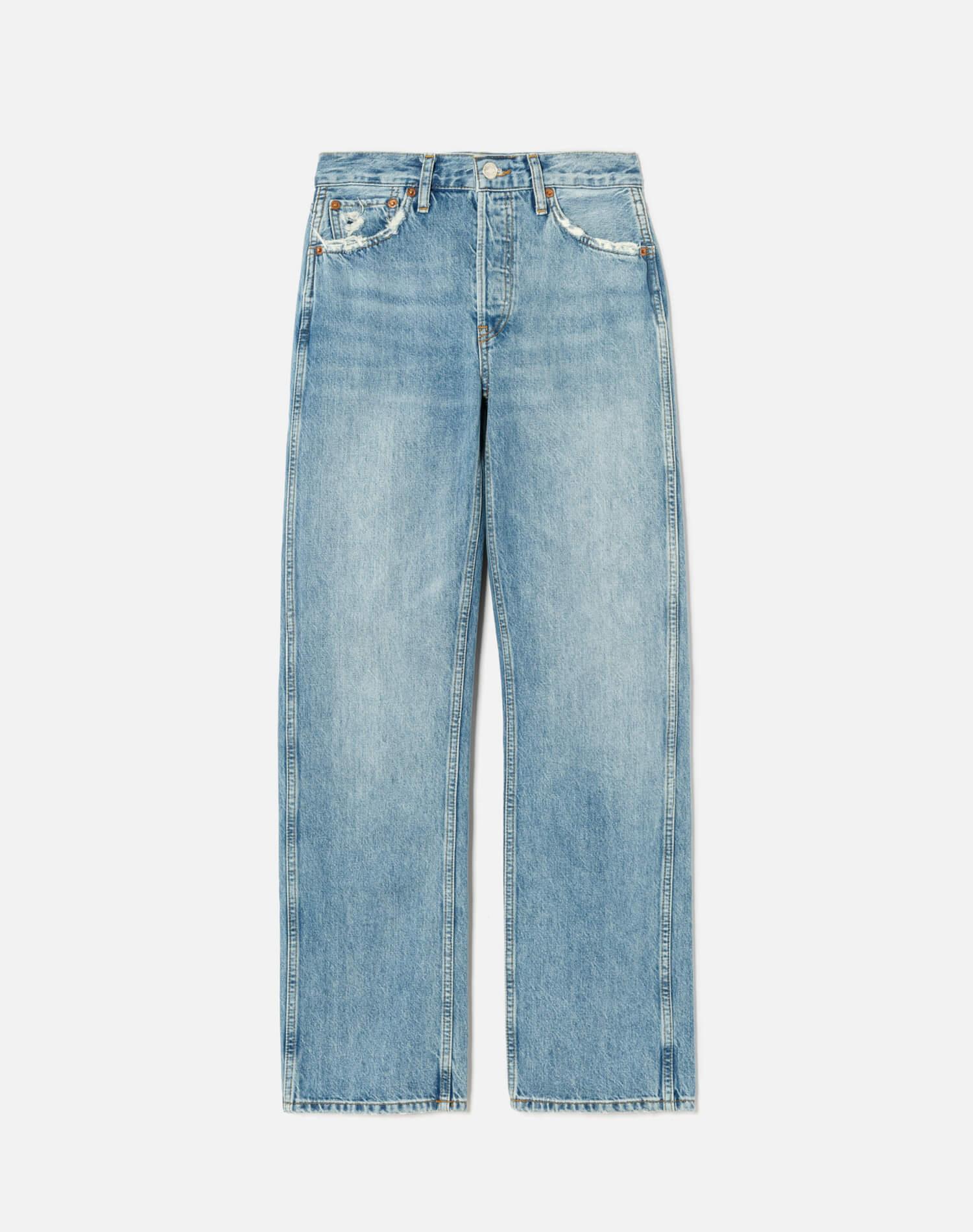 High Rise Loose - Worn Blue Female Product Image