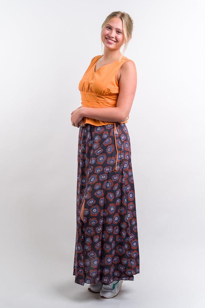 Native Youth Linen Blend Cami - Orange Product Image