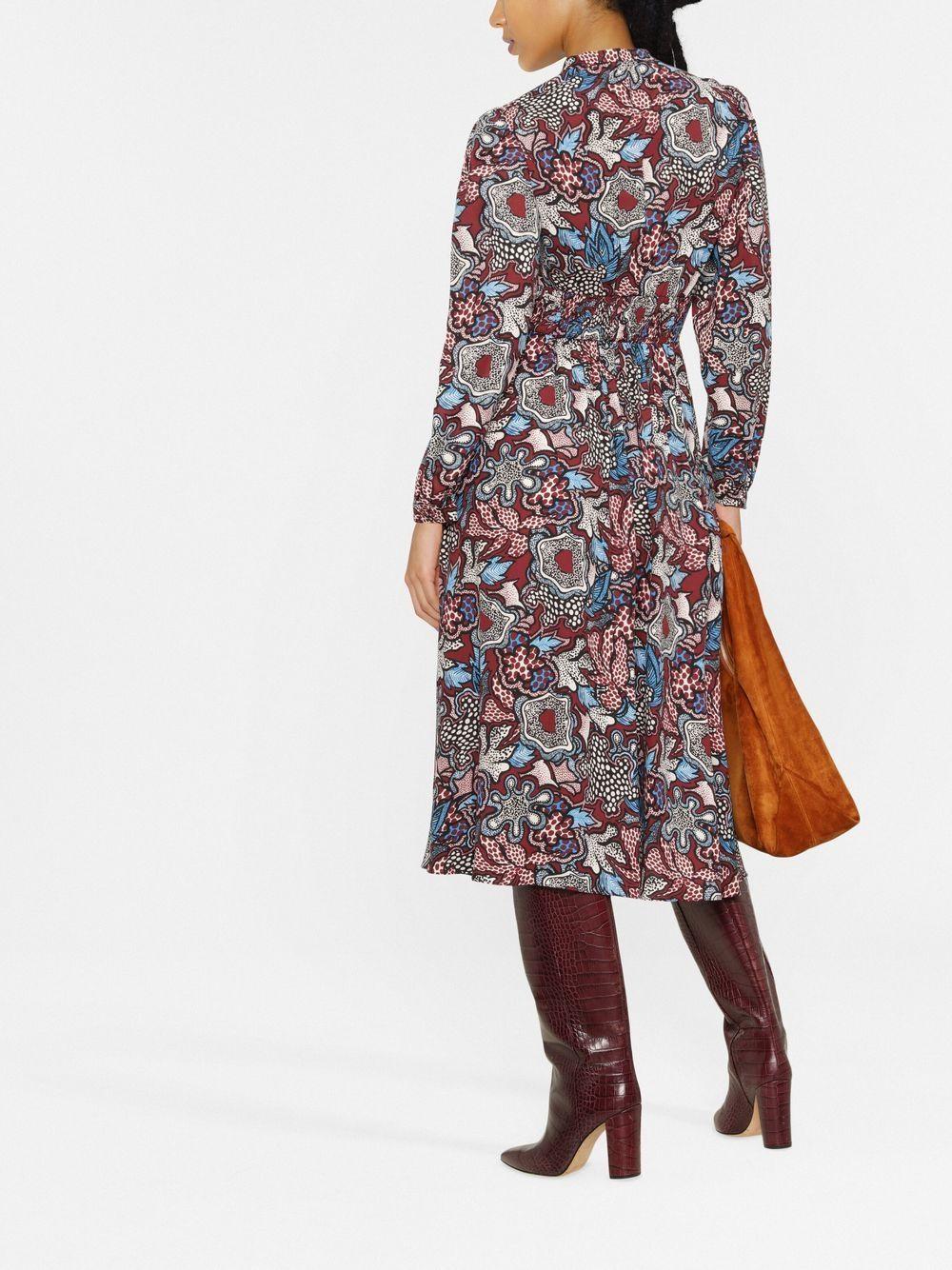 floral-print midi dress Product Image