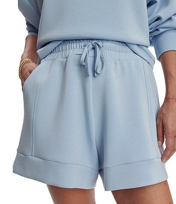 Varley Atrium Coordinating Double Soft High Rise Drawstring Tie Waist Pull-On Shorts Product Image