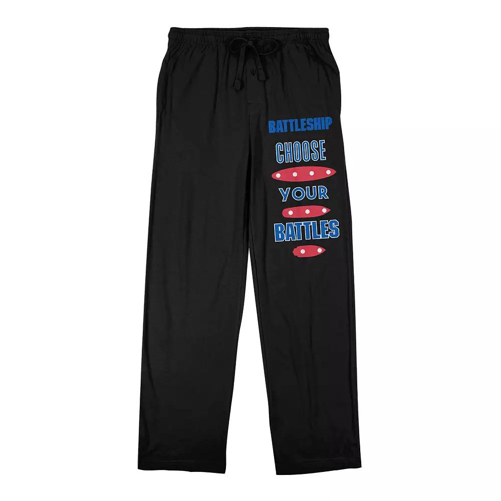 Mens Battleship Choose Your Battles Pajama Pants Product Image