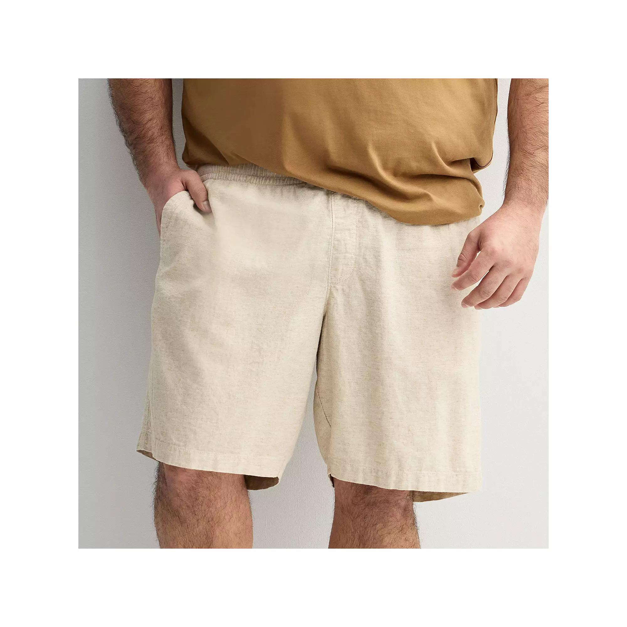 Big & Tall Sonoma Goods For Life® Everyday Pull-On Shorts, Men's, Size: 3XB, Natural Linen Product Image