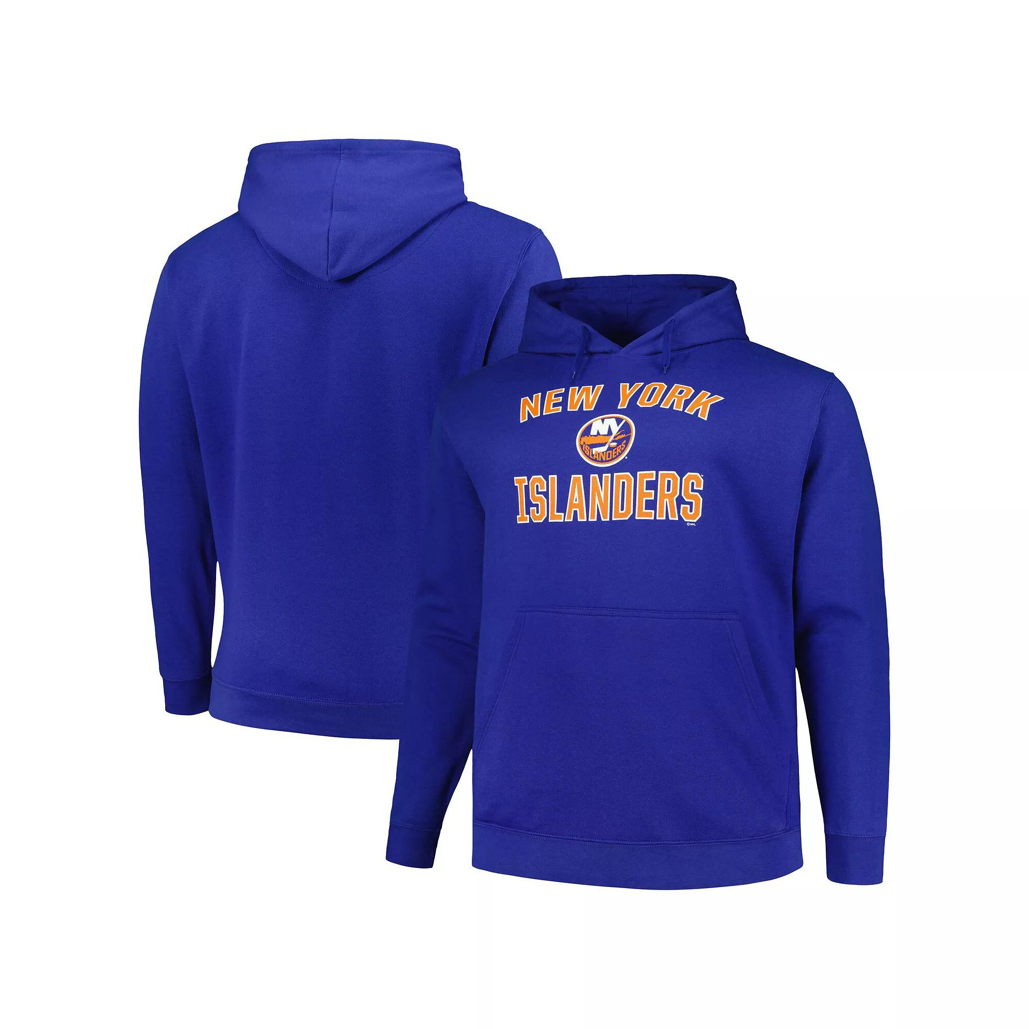 Men's Profile Royal New York Islanders Big & Tall Arch Over Logo Pullover Hoodie,  Product Image