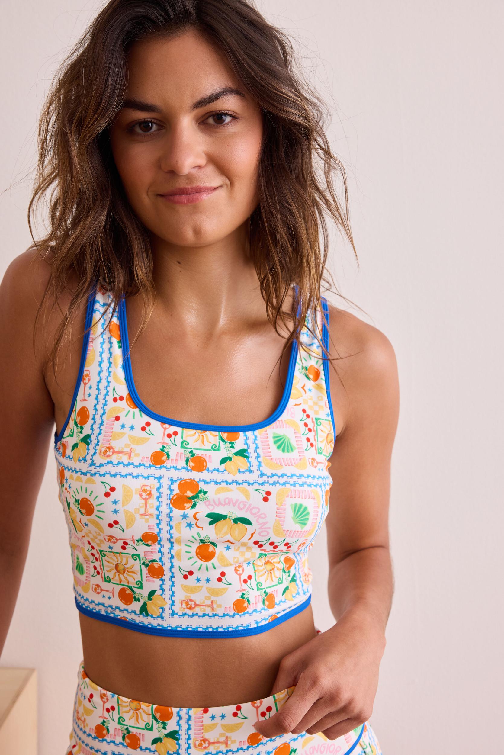 Getaway Postcard Patterned Tank Product Image