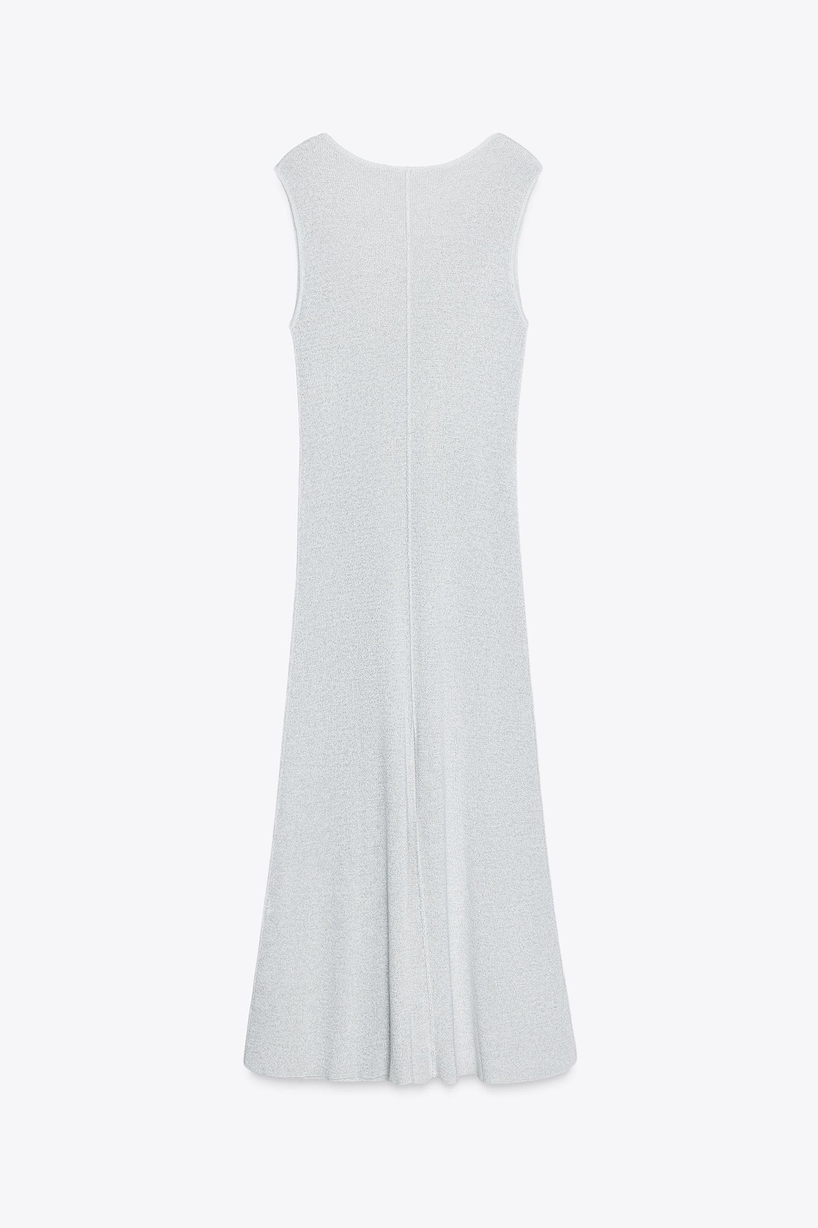 METALLIC LONG DRESS Product Image