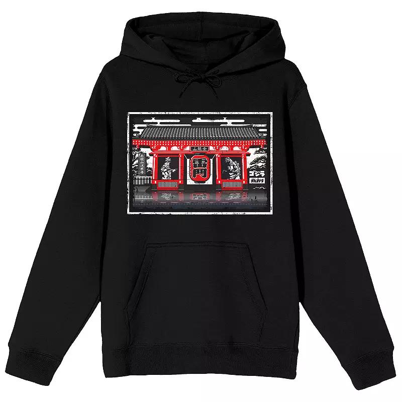 Men's Godzilla Classic Shin Hoodie, Size: Small, Black Product Image