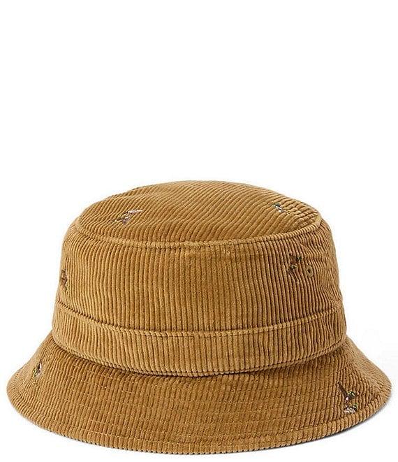 Polo Ralph Lauren Duck-Embroidered Corduroy Bucket Hat Product Image