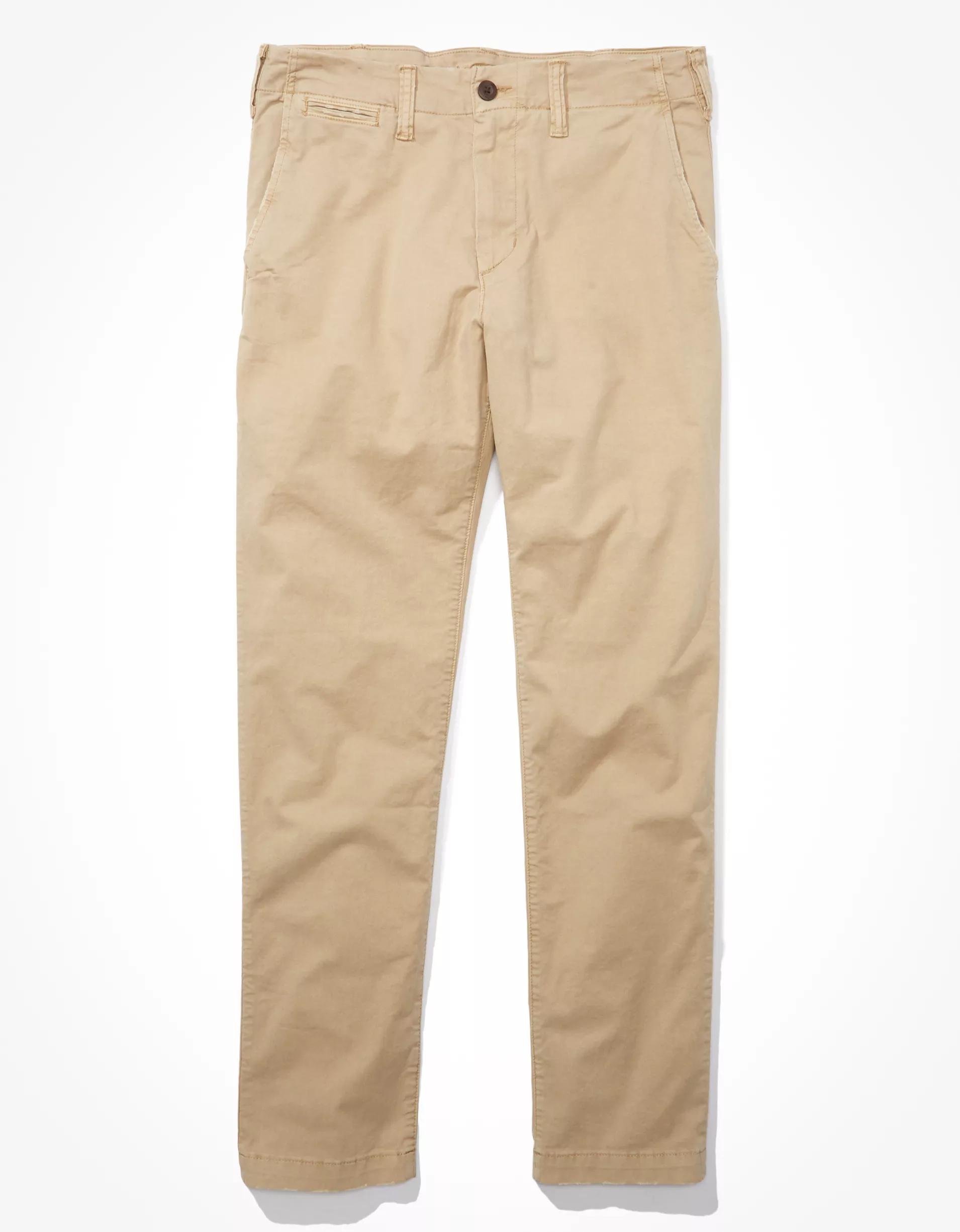 AE Flex Original Straight Lived-In Khaki Pant Product Image