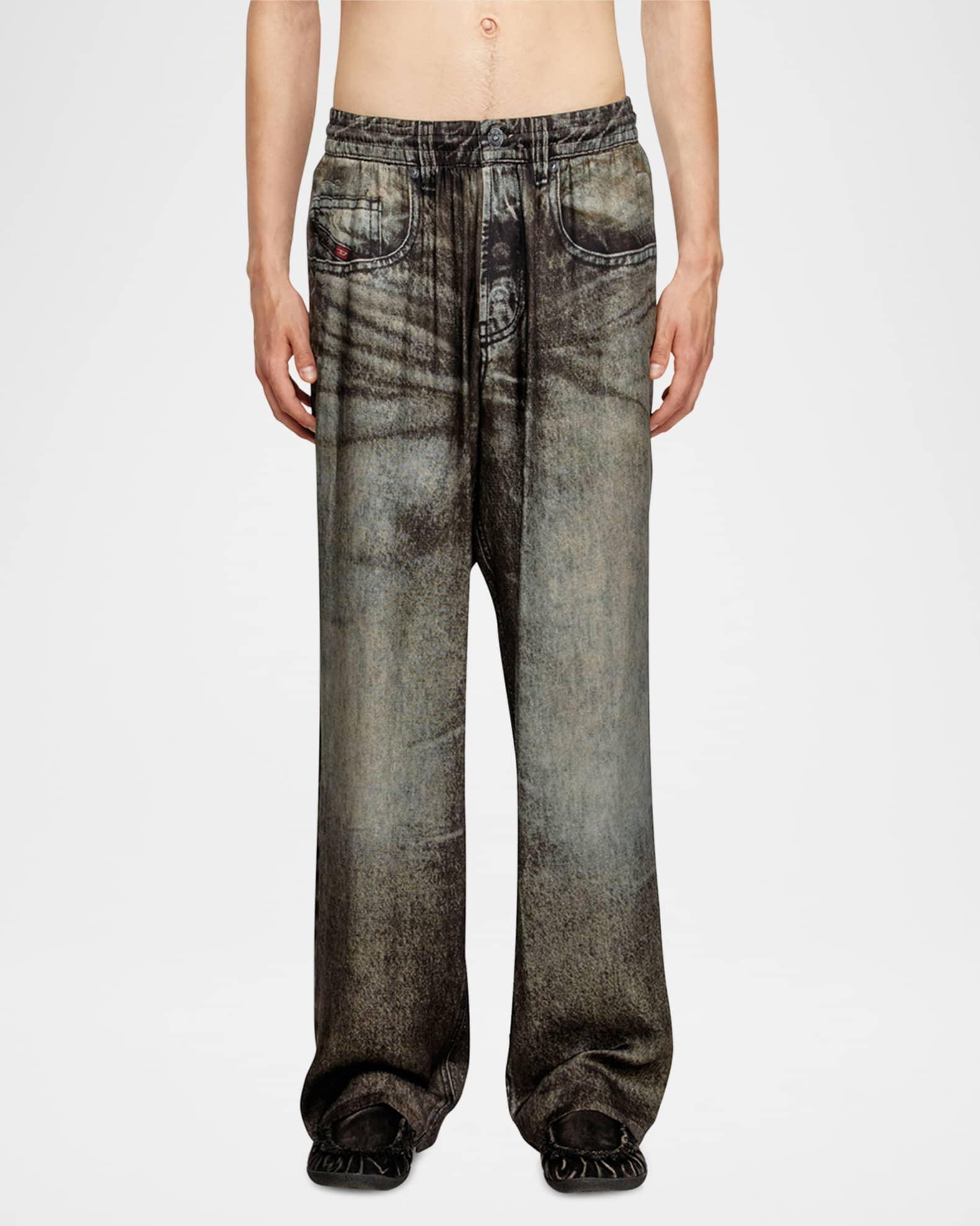 Men's P-Theck-LKCT Viscose Five-Pocket Pants Product Image