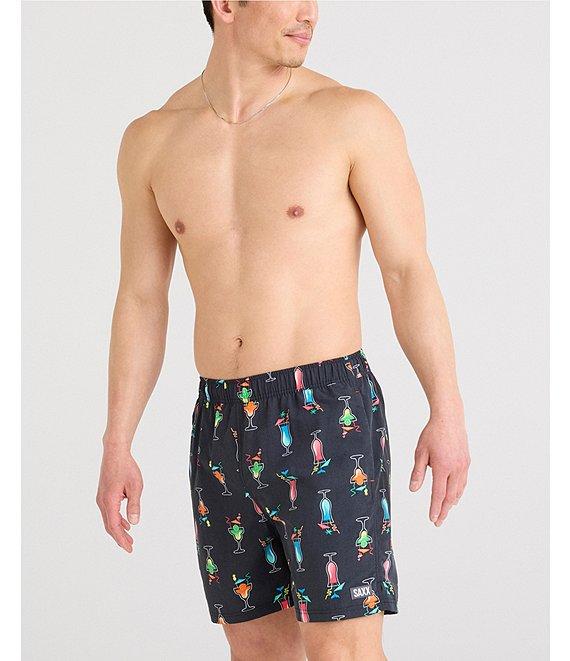 SAXX Swizzles & Straws Go Coastal 2N1 5#double; Volley Swim Shorts Product Image