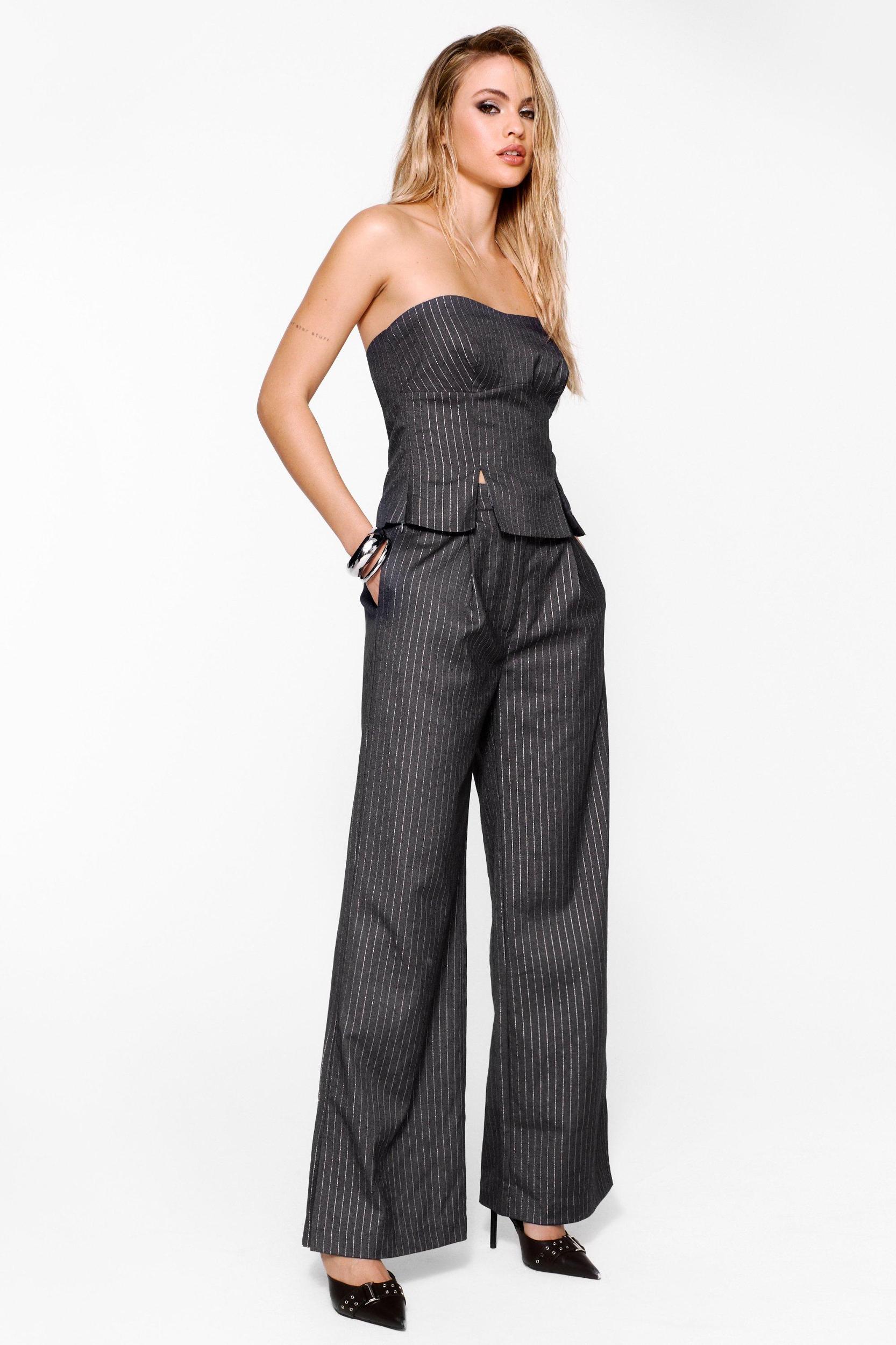 Premium Tailored Pinstripe Trouser Product Image