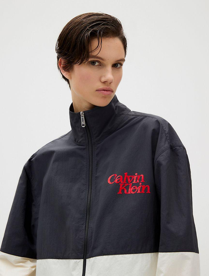 Colorblock Nylon Zip Jacket Product Image