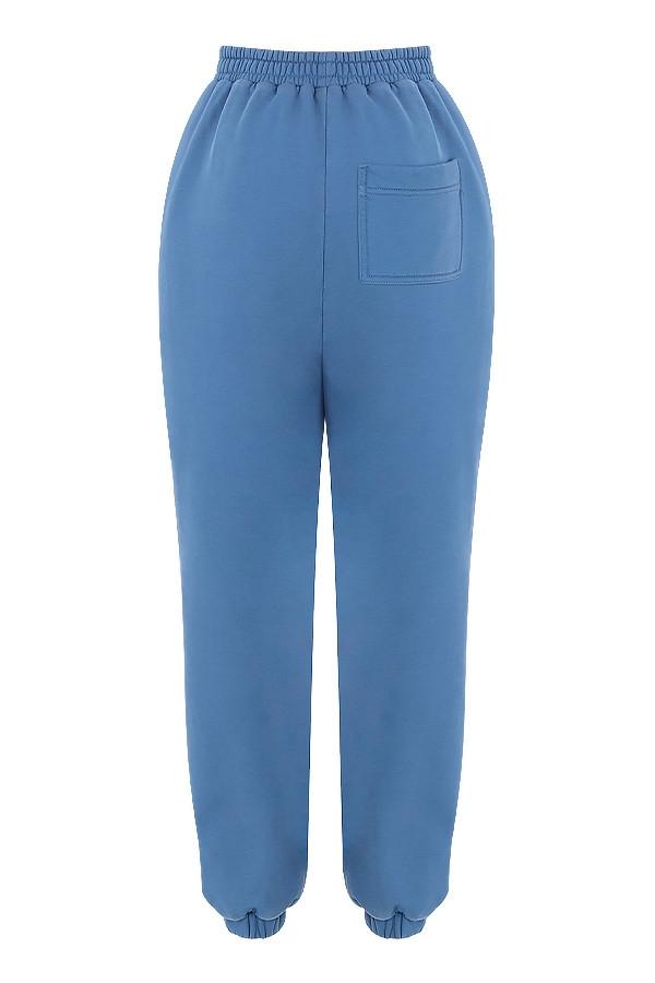 Sky  azure fleece back jogging trouser Product Image