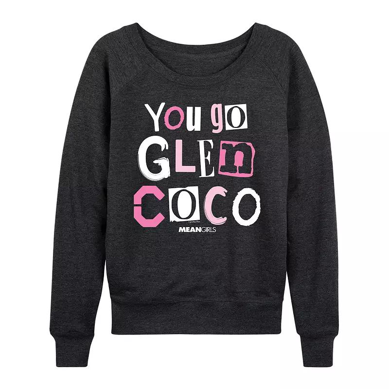 Women's Mean Girls You Go Glen Coco French Terry Long Sleeve Tee,  Product Image