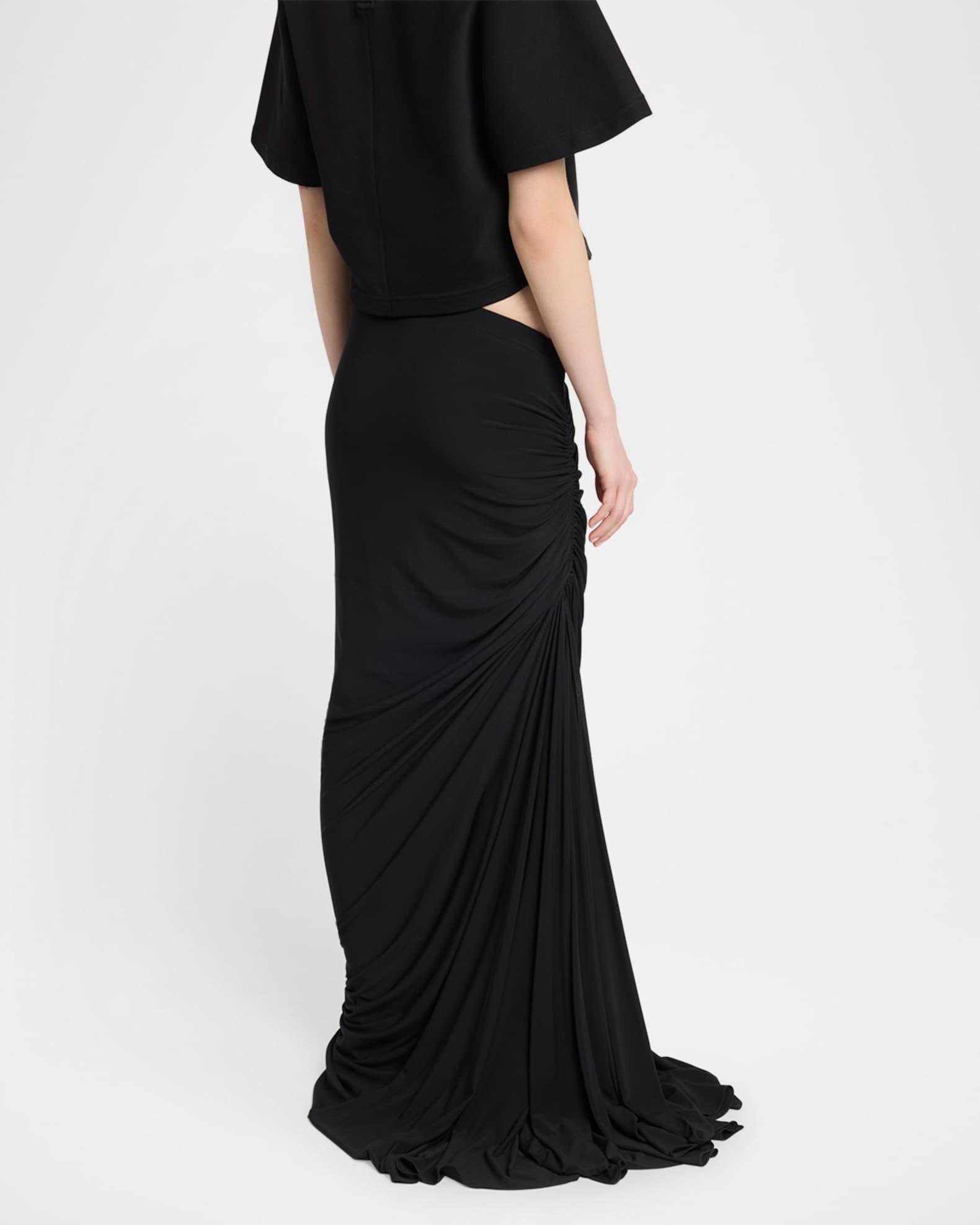 Ruched Long Skirt Product Image