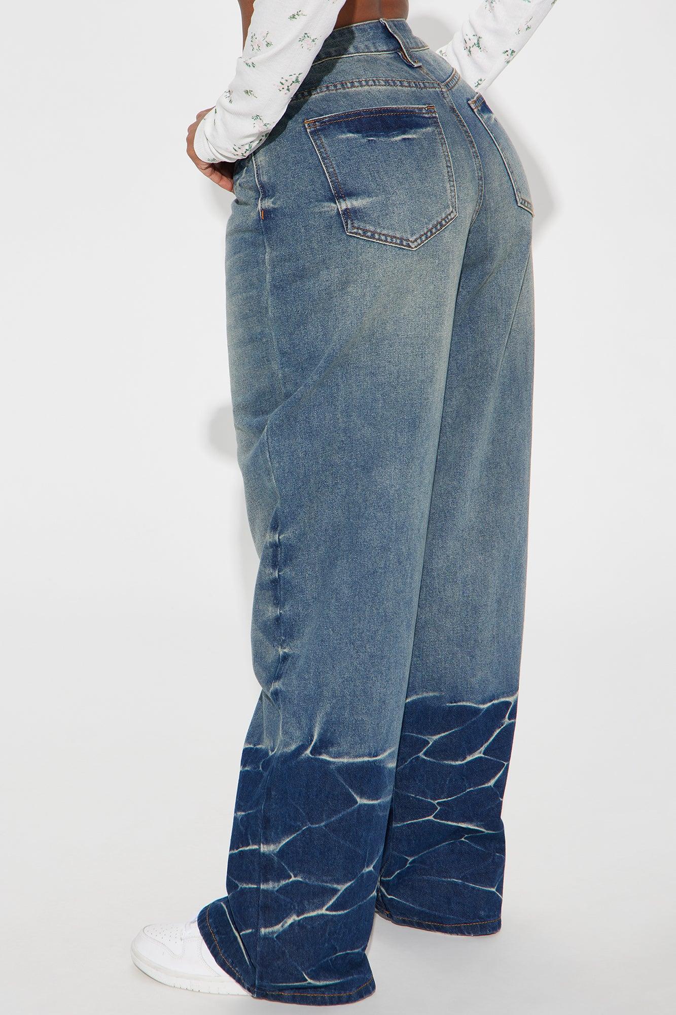 Insider Tinted Baggy Jeans - Medium Wash Product Image