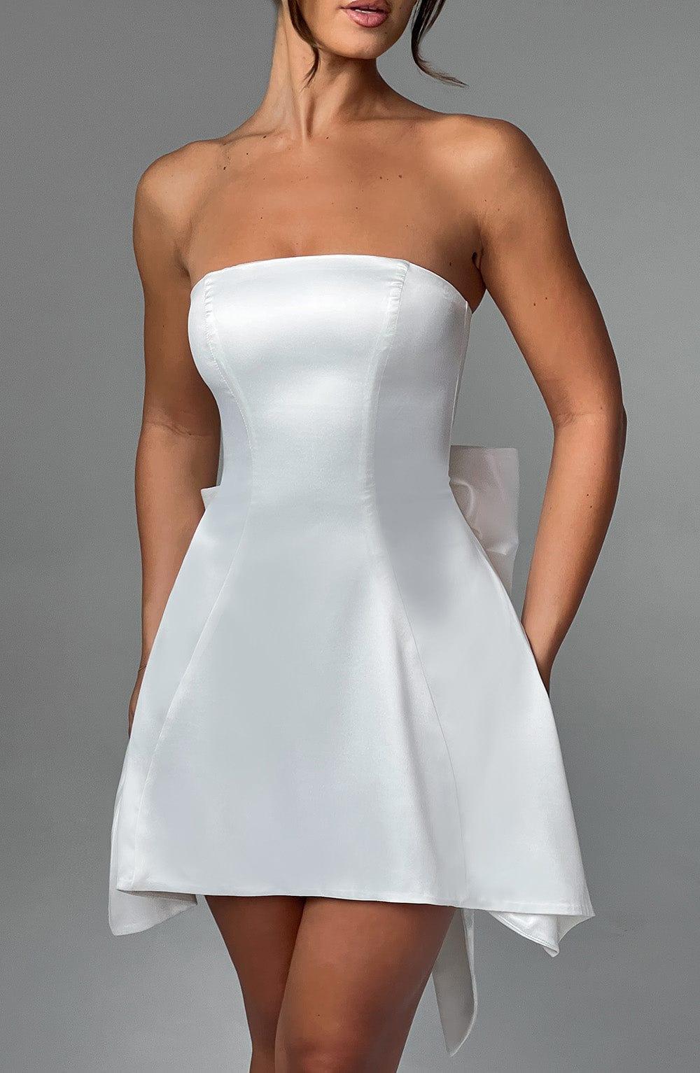 Freja Mini Dress - Ivory Product Image