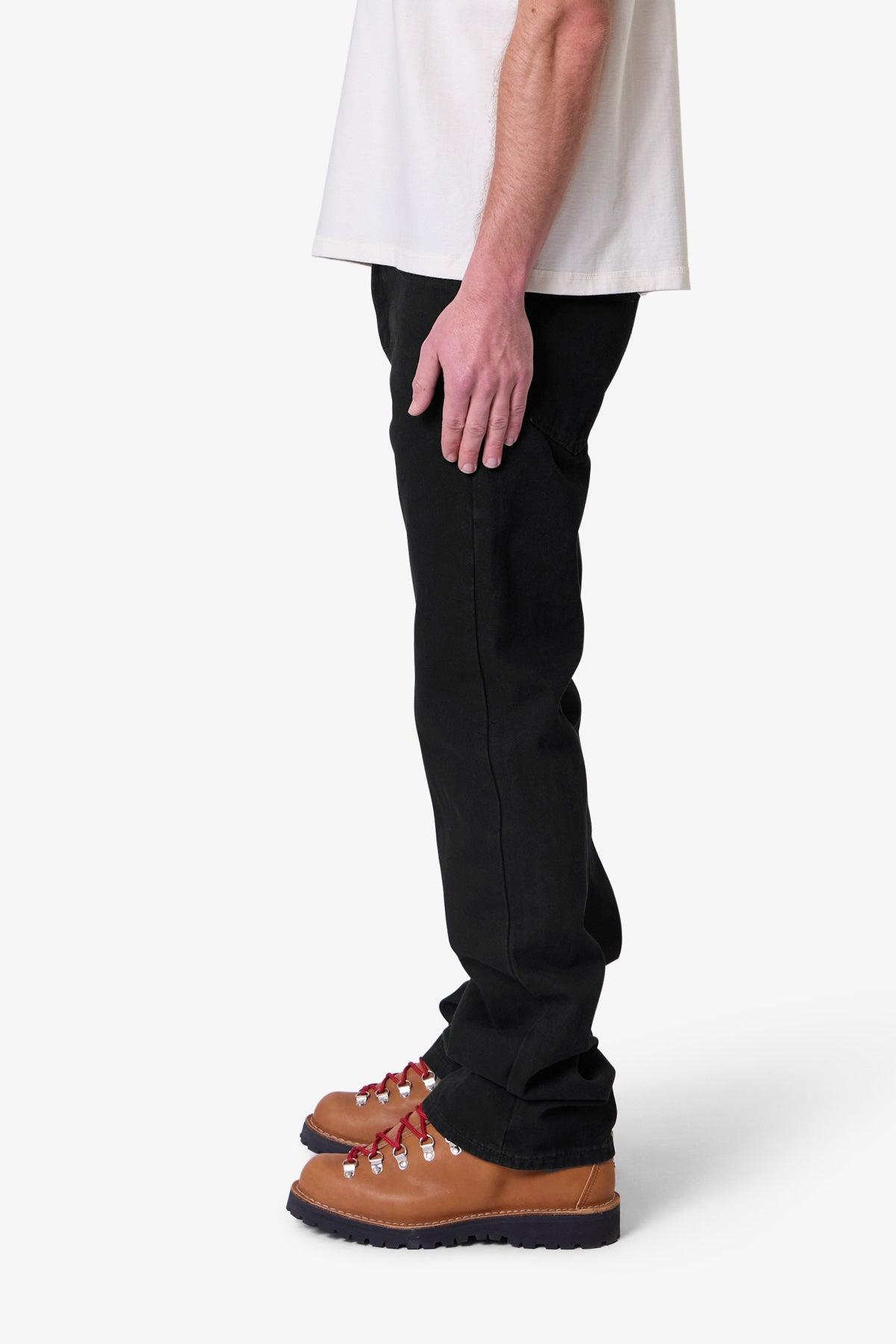 Raw Bootcut Denim - Rinsed Black Product Image