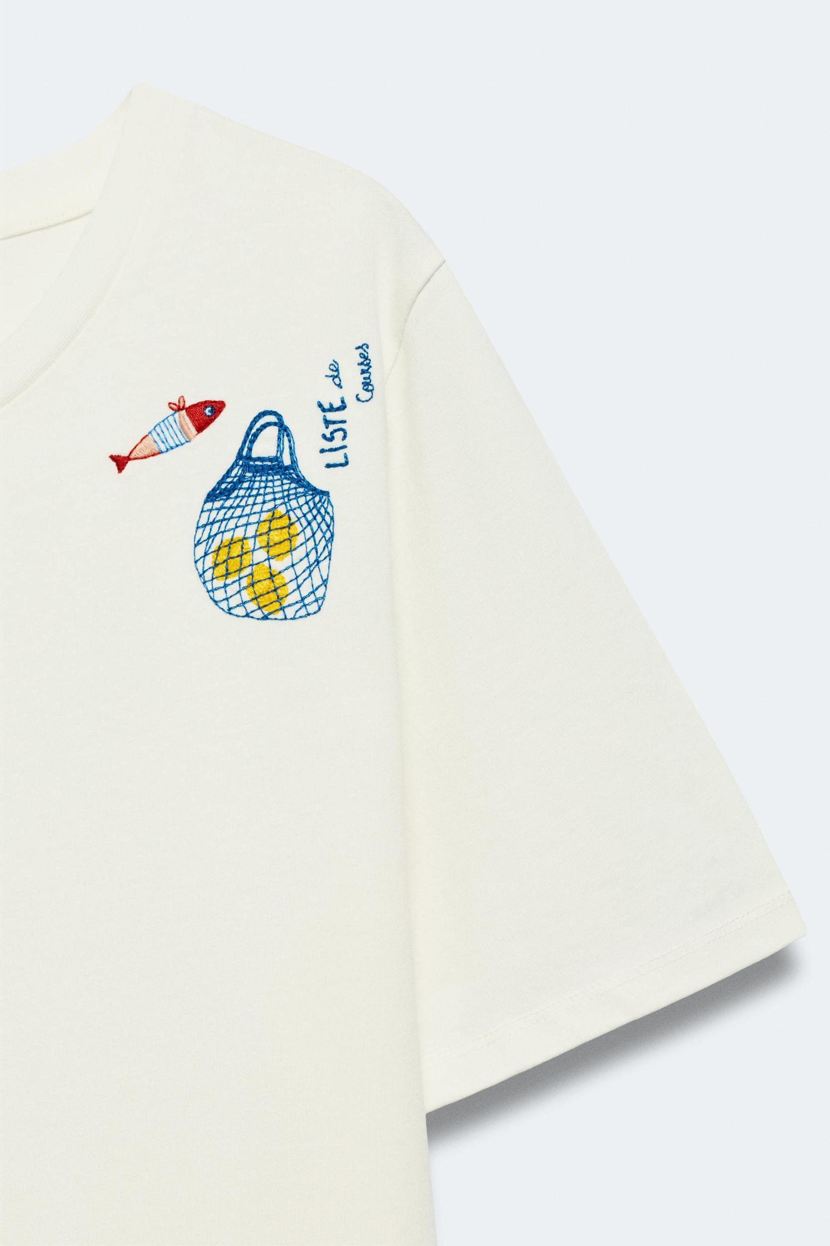 FRONT EMBROIDERED T-SHIRT LIMITED EDITION Product Image