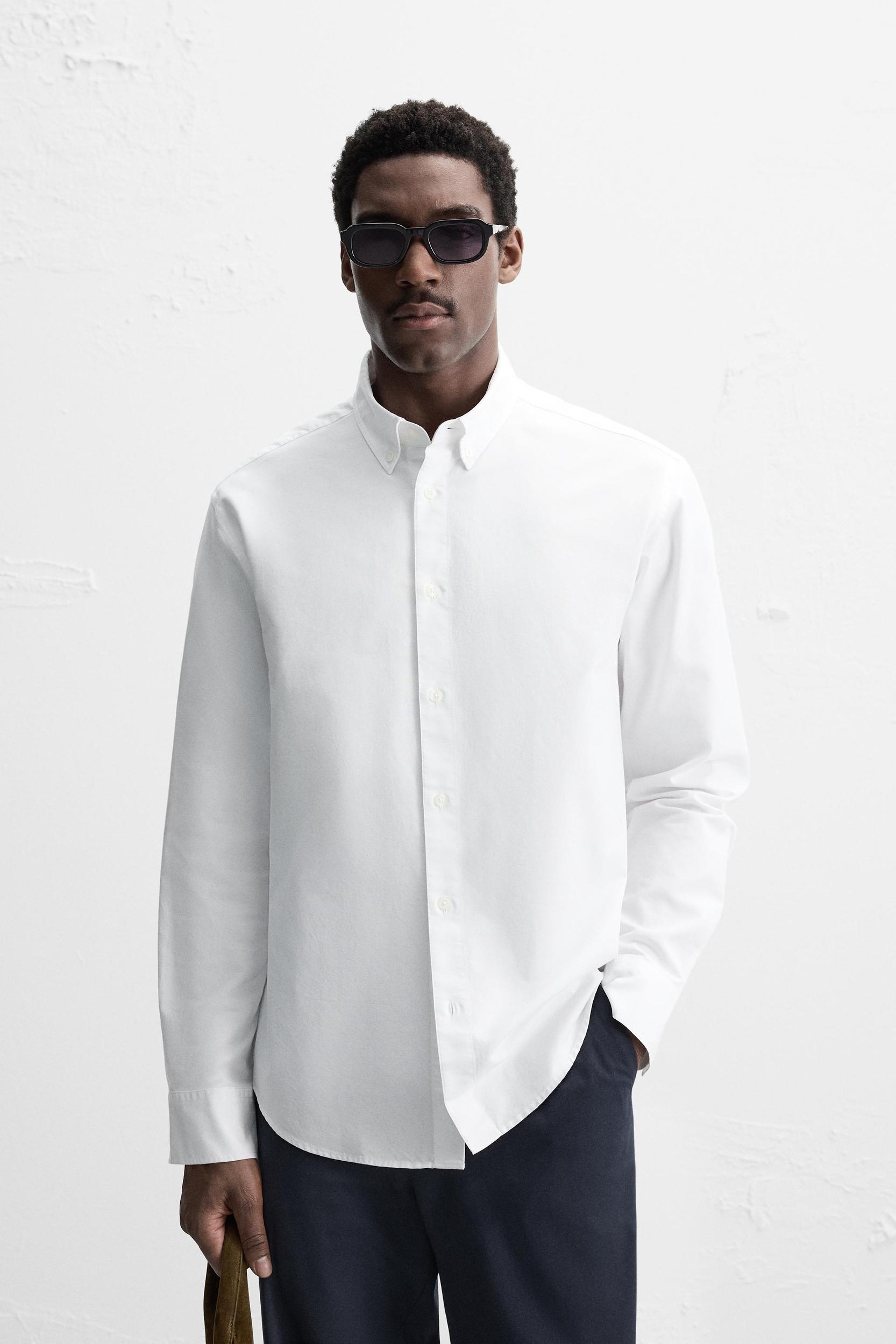TEXTURED OXFORD SHIRT Product Image