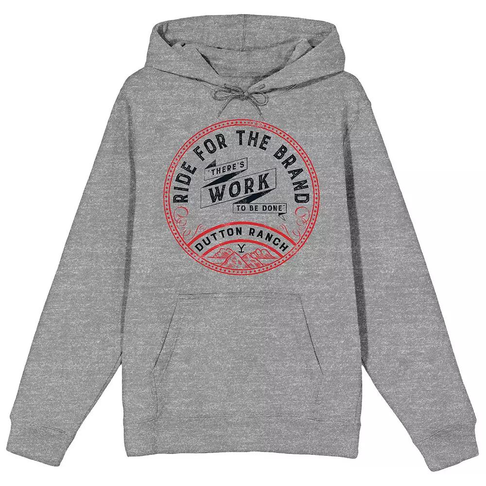 Men's Yellowstone Dutton Ranch Graphic Hoodie,  Product Image