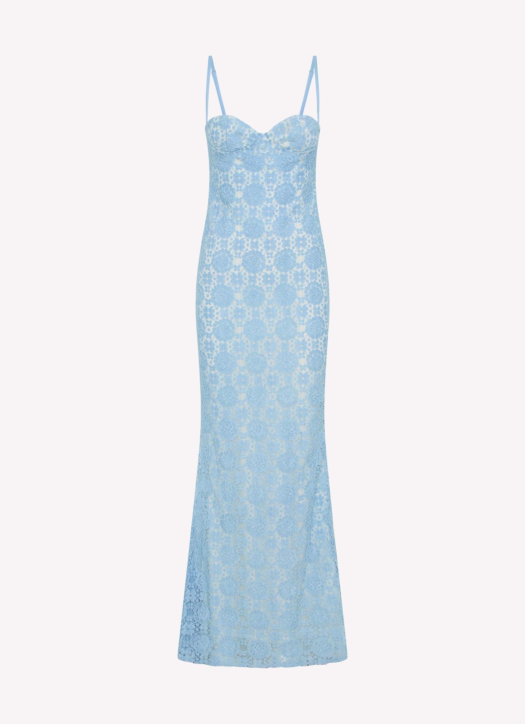 Sonia Maxi Dress - Blue Product Image