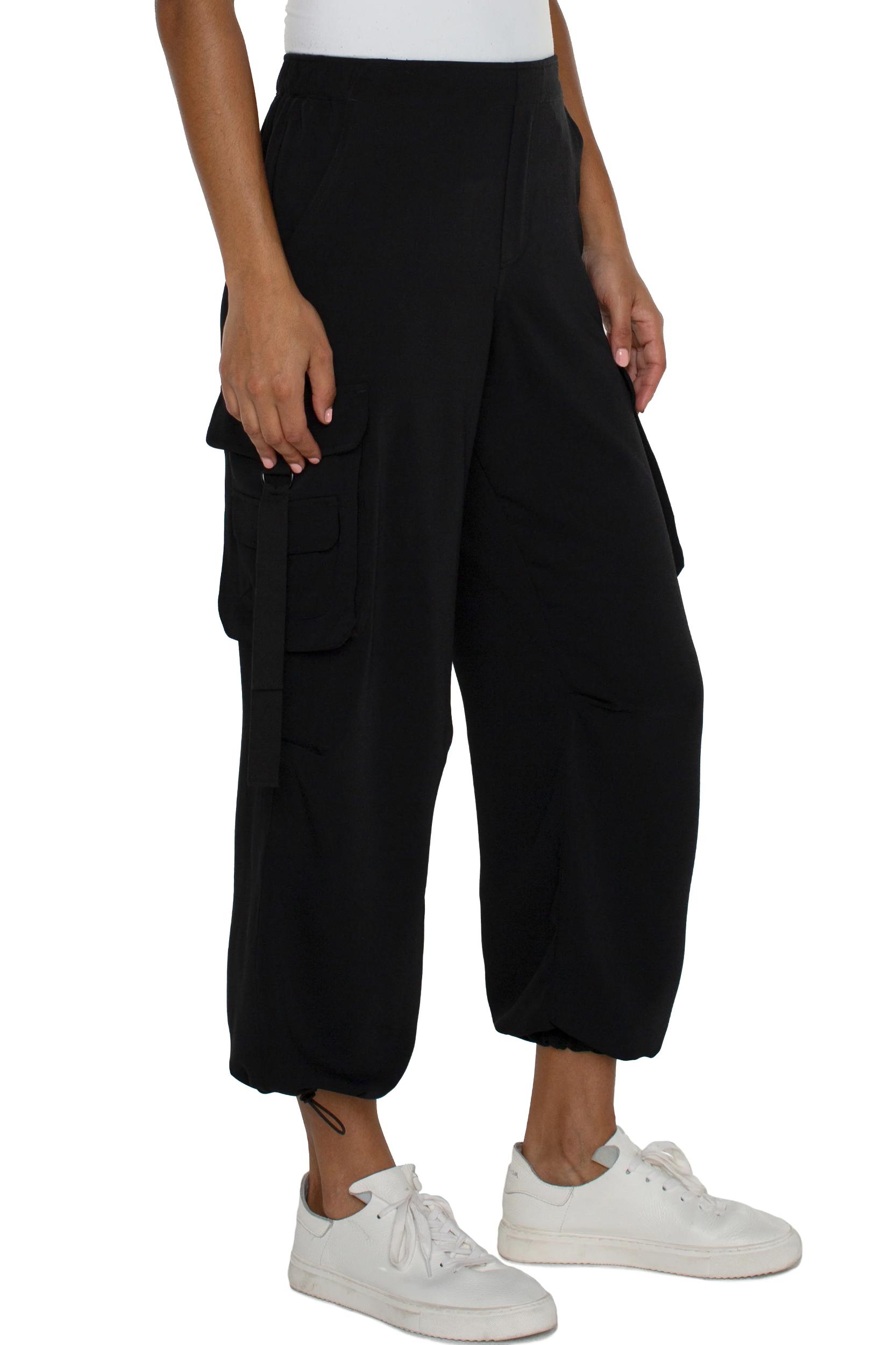 Cinch Hem Parachute Cargo Pants Product Image