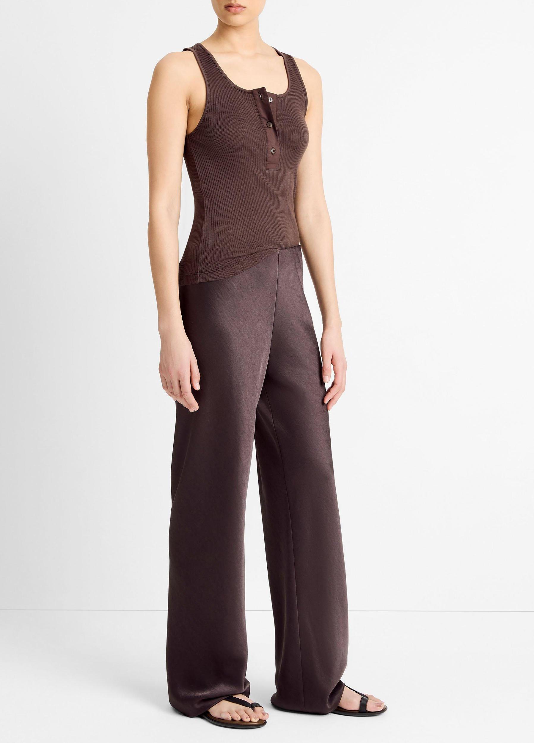 Fluid Satin Bias Pant Product Image