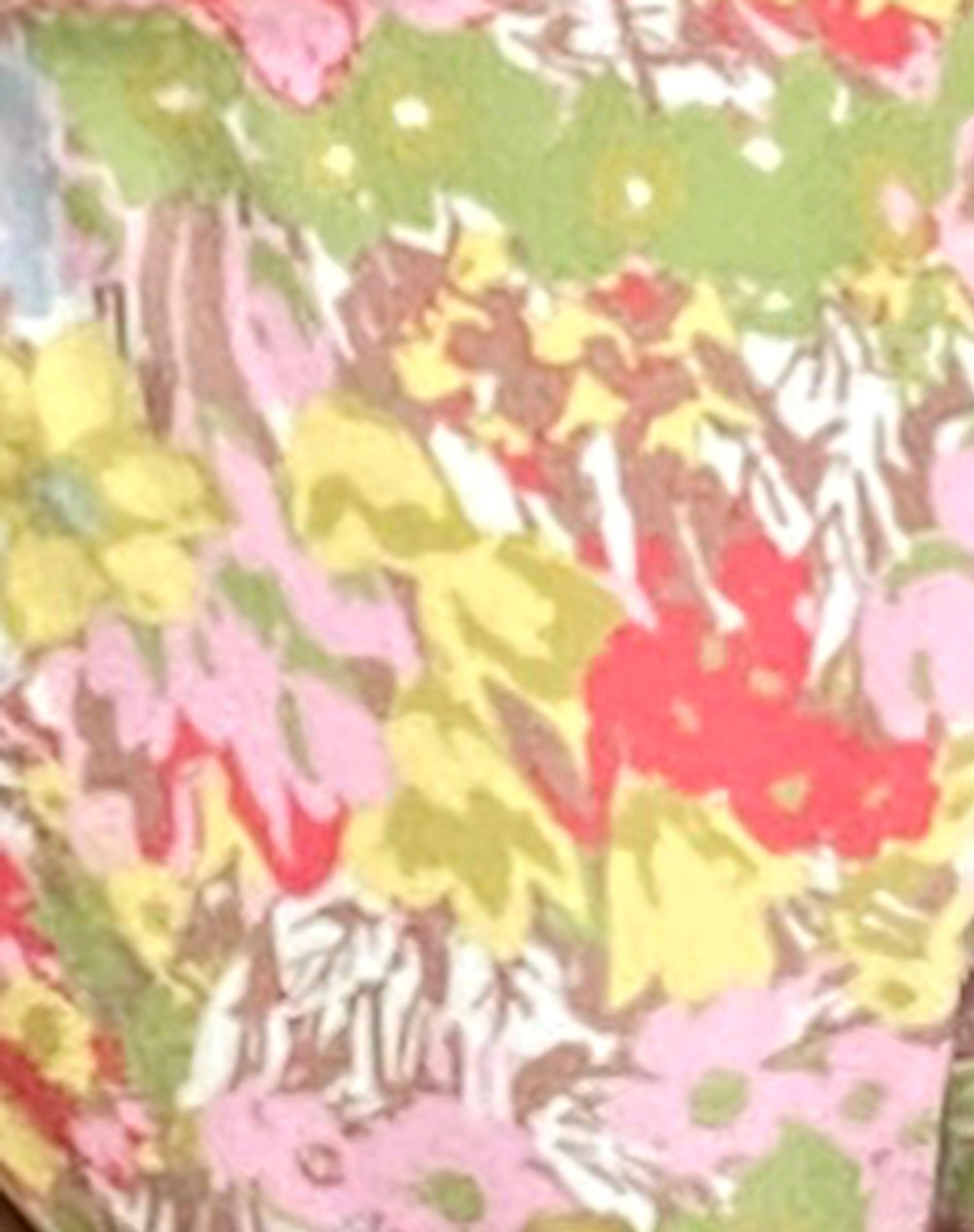Farida Bikini Bottom in Pink Abstract Floral Swim Female Product Image