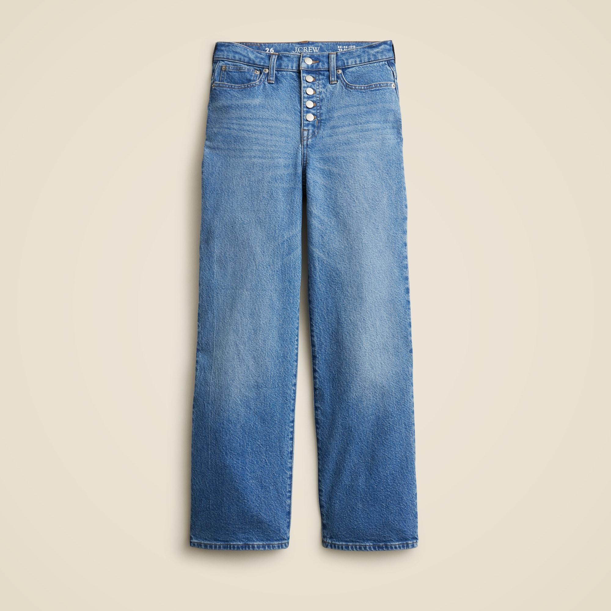 Slim-wide jean with button-fly Product Image