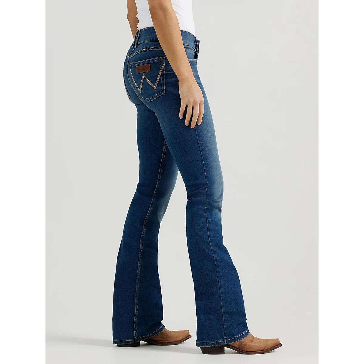 Women's Wrangler Retro® Mae Mid Rise Bootcut Jean in Vivianna Product Image