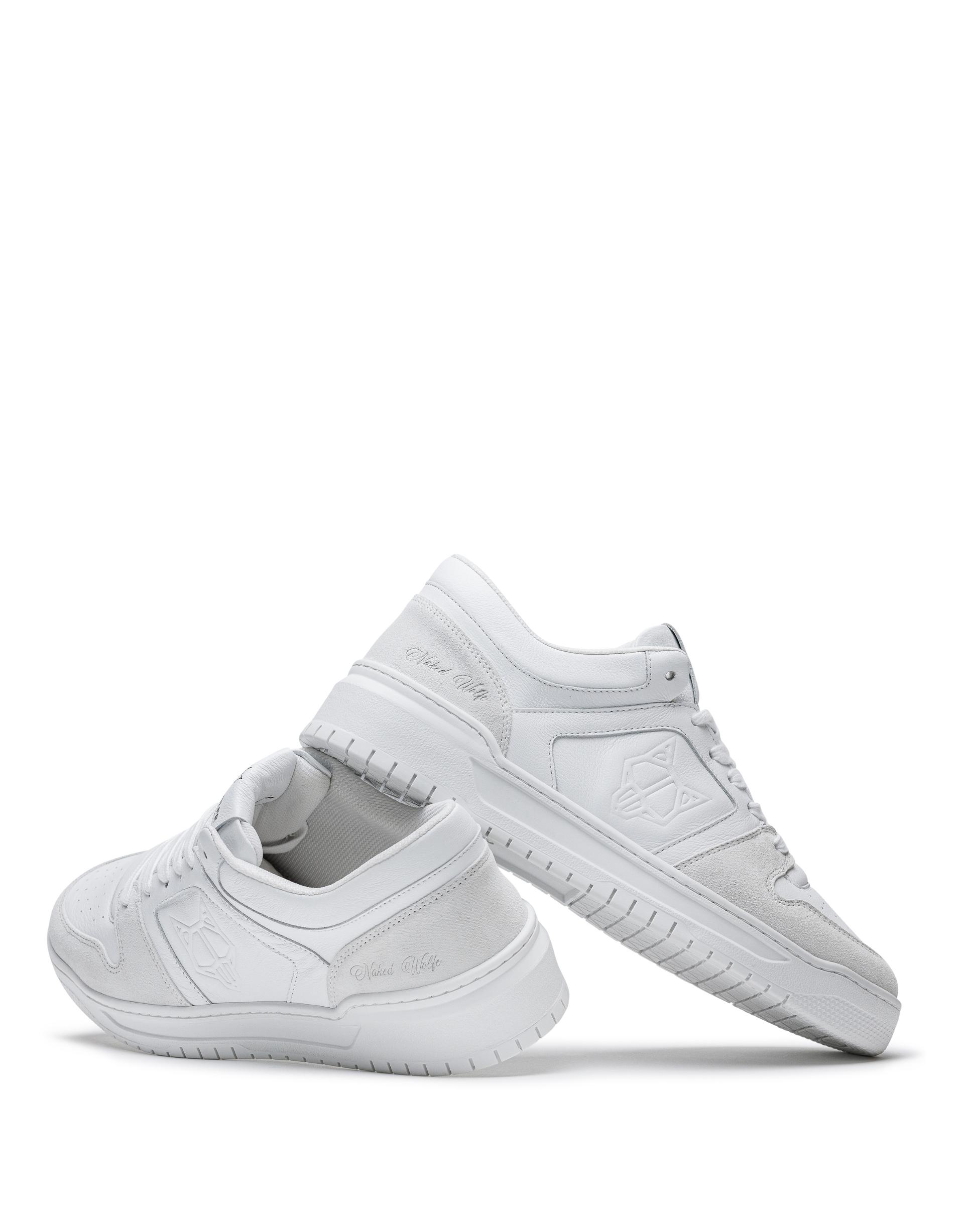 CM-01 White Suede/White Leather Product Image