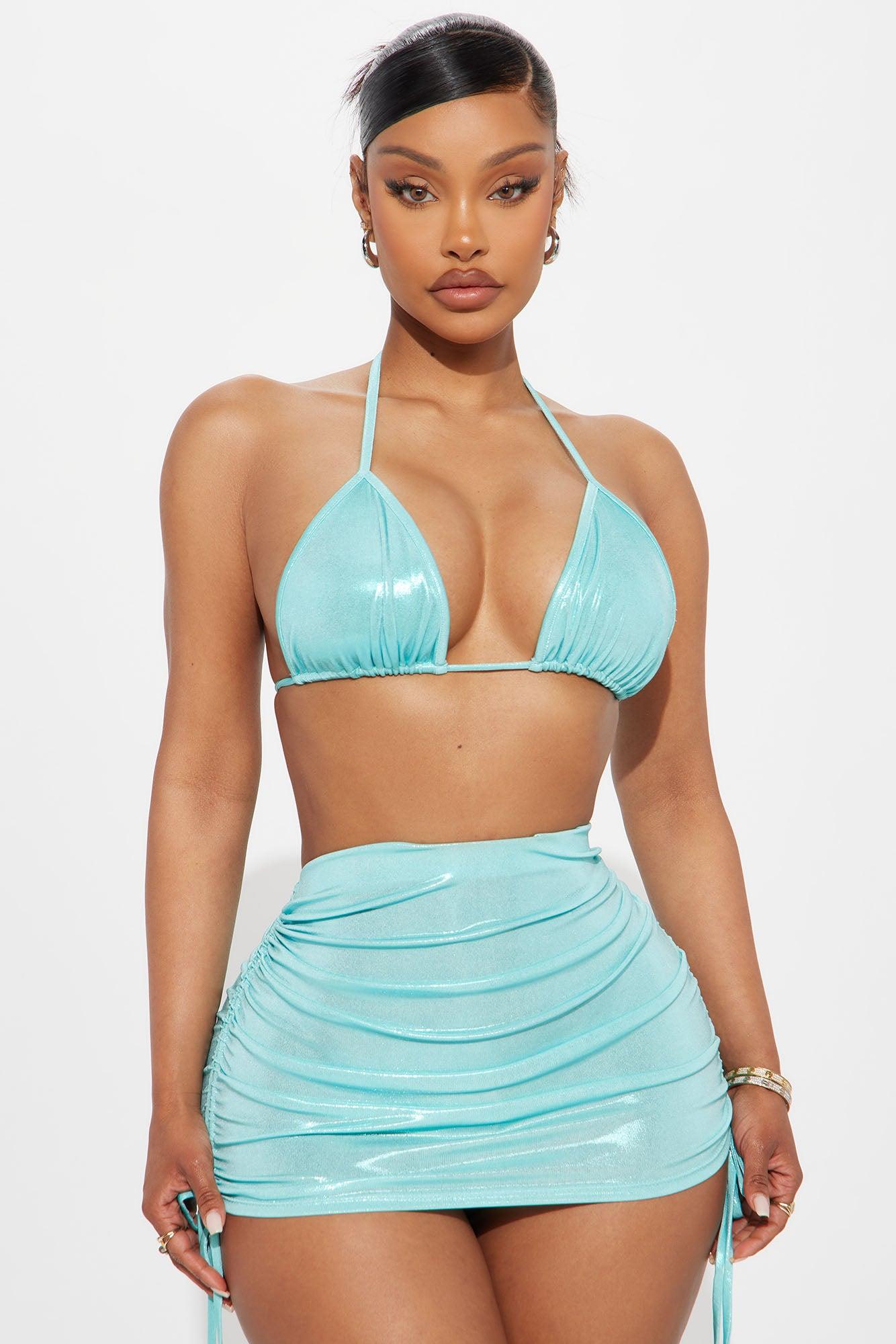 Kora 3 Piece Skirt Set - Aqua Female Product Image