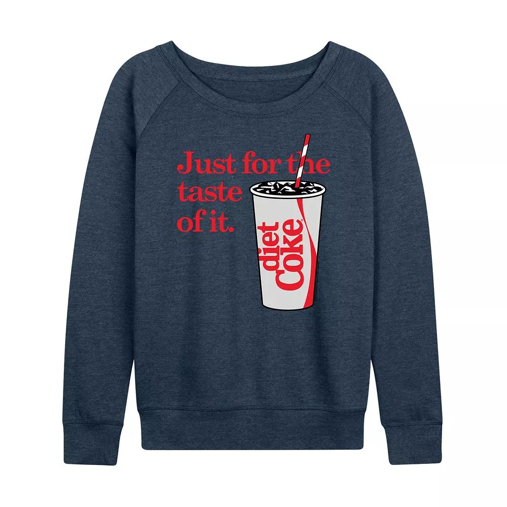 Women's Diet Coke For The Taste Of It French Terry Long Sleeve Tee,  Product Image